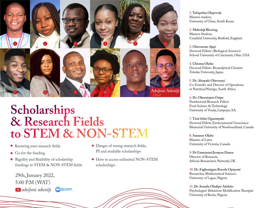 Scholarships and Research Field to STEM and NON-STEM_19.01.2022